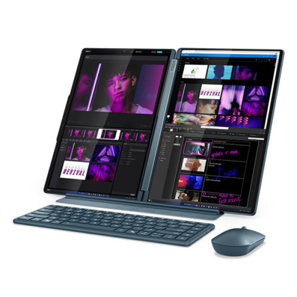 Laptop Lenovo Yoga Book 9 14IAH10 83KJ002UVN (Ultra 9 285H | 32GB | 1TB | Intel Arc™ Graphics 140T | 14 inch 2.8K OLED | Win 11 | Office | Tidal Teal) 