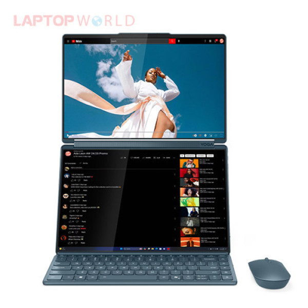 Laptop Lenovo Yoga Book 9 14IAH10 83KJ002UVN (Ultra 9 285H | 32GB | 1TB | Intel Arc™ Graphics 140T | 14 inch 2.8K OLED | Win 11 | Office | Tidal Teal) 