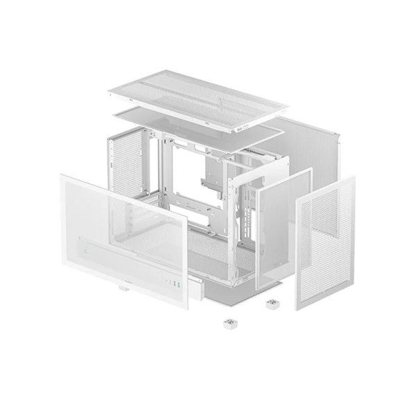 Vỏ Case Deepcool CH260 (Micro-ATX | Màu Trắng)