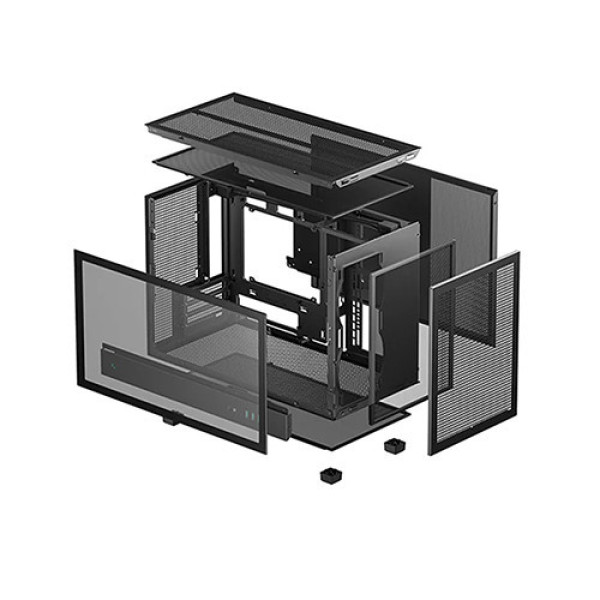 Vỏ Case Deepcool CH260 (Micro-ATX | Màu Đen)