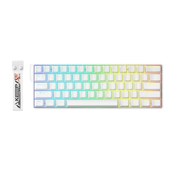 Bàn phím cơ DareU EK60 HE White Fire Magnetic Switch