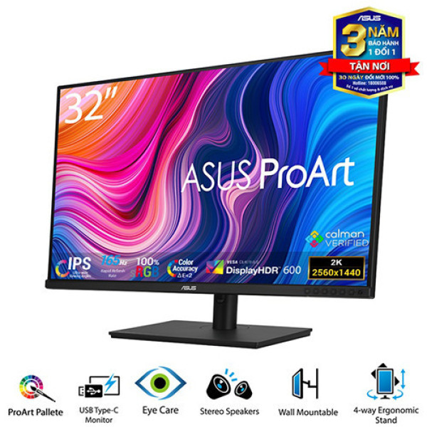 Màn Hình ASUS ProArt PA328CGV (32 inch | IPS | QHD | 165Hz | 5ms | Speaker)