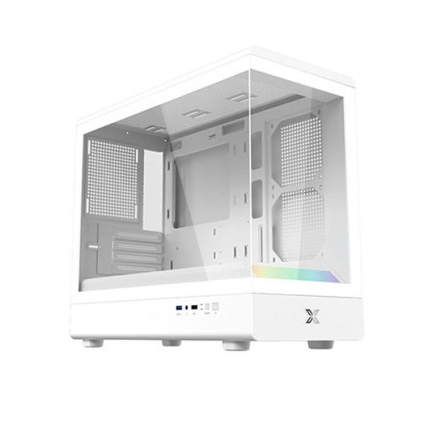 Vỏ Case Xigmatek - PURA ML Arctic (EN48470) (mATX | Mid Tower | ARGB | Premium Gaming | Trắng)