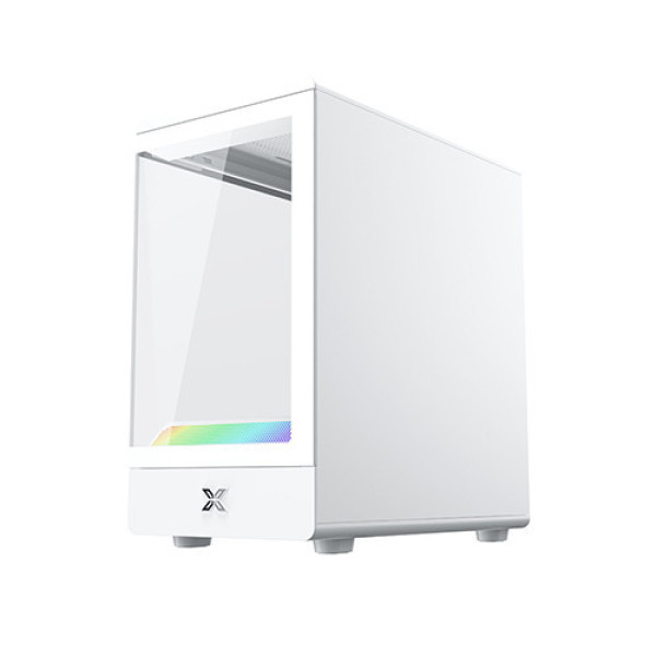 Vỏ Case Xigmatek - PURA MS Arctic (EN48494) (mATX | Mid Tower | ARGB | Premium Gaming | Trắng)