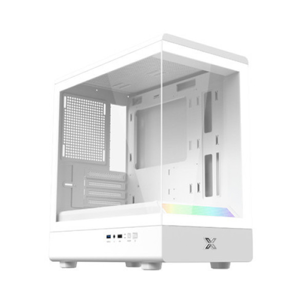Vỏ Case Xigmatek - PURA MS Arctic (EN48494) (mATX | Mid Tower | ARGB | Premium Gaming | Trắng)