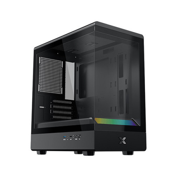Vỏ Case Xigmatek - PURA MS (EN48487) (mATX | Mid Tower | ARGB | Premium Gaming | Đen)