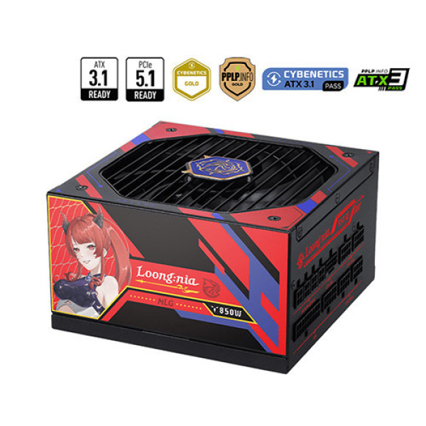 Nguồn Máy Tính MSI A850GLS MLG EDITION (850W | 80 Plus Gold | Full Modular)