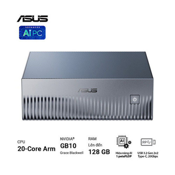 PC Mini AI Asus Ascent GX10-GG0036BN (Nvidia GB10 | 128GB | 4TB SSD)
