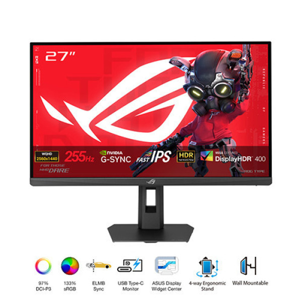 Màn hình Gaming ASUS ROG Strix XG27ACMES (27 inch | QHD | IPS | 255Hz | 1ms)
