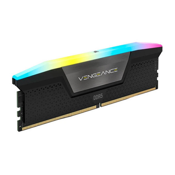 Ram PC Corsair Vengeance RGB 128GB 6400MHz DDR5 128GB (2x64GB) (CMH128GX5M2B6400C42)