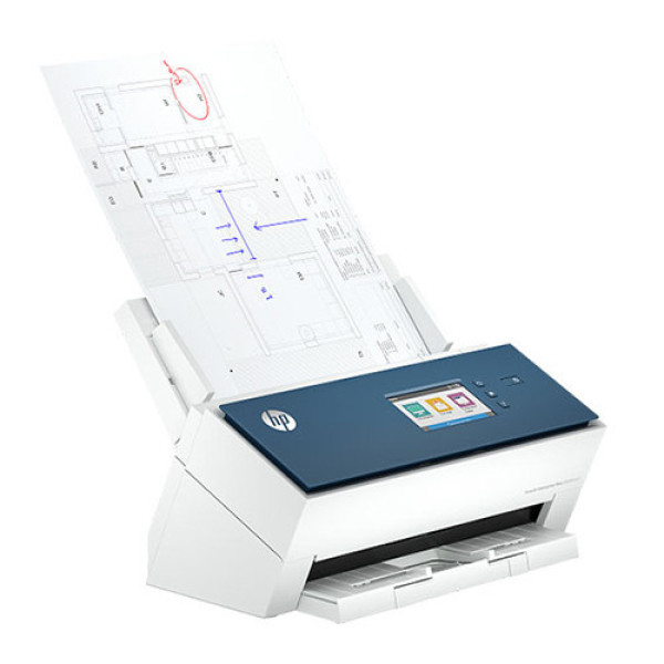 Máy Scan HP ScanJet Enterprise Flow N9000 SN1 8Q4W1A (Scan đảo mặt | Mặt kính phẳng | ADF | A4 | A5 | USB | LAN)