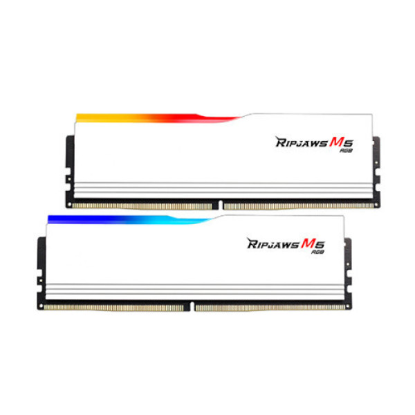 RAM G.Skill Ripjaws  M5 RGB 32GB (2x16GB) DDR5 5200MHz White (F5-5200J4040A16GX2-RM5RW)