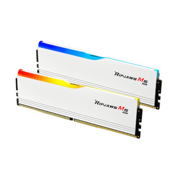 RAM G.Skill Ripjaws  M5 RGB 32GB (2x16GB) DDR5 5200MHz White (F5-5200J4040A16GX2-RM5RW) 