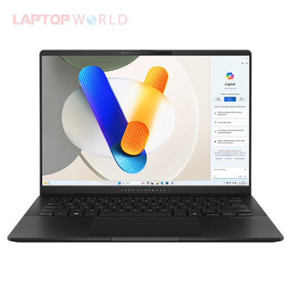 Laptop Asus Vivobook S 14 S5406SA-PP168WS (Ultra 5-226V | 16GB | 512GB | Intel® Arc™ Graphics | 14.0inch 3K OLED | Win 11 | Office | Đen)