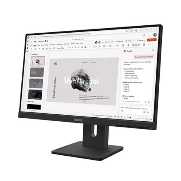 Màn hình Lenovo Think Vision E22-40 64C9MAR6VN (21.5 Inch | FHD | IPS | 100Hz | 4ms | Speaker)