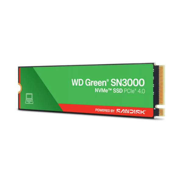 Ổ cứng SSD WD Green SN3000 1TB NVMe PCIe Gen4x4 WDS100T5G0E