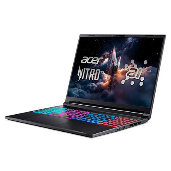 Laptop Acer Gaming Nitro V 16 AI ProPanel ANV16S-61-R7KQ NH.QXPSV.001 (Ryzen™ AI 5 340 | 16GB | 512GB | RTX 5060 8GB | 16inch FHD+ 180Hz | Win 11 | Đen)