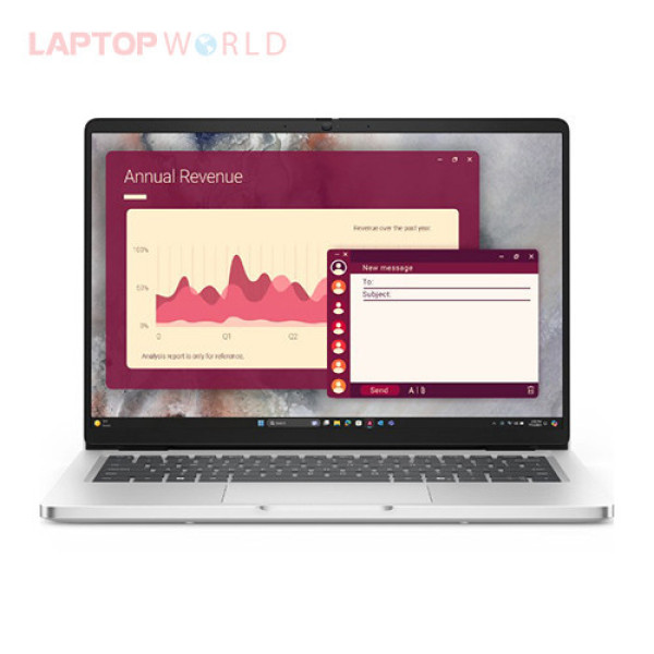 Laptop Dell Pro 14 PC14250 PC14250-255U-32512W (Ultra 7 255U | 32GB | 512GB | Intel Graphics | 14 inch FHD+ | Win 11 Pro | Bạc)