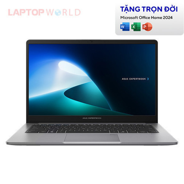 Laptop ASUS ExpertBook P1 P1403CVA-C5H16-63WS (Core 5 210H | 16GB | 512GB | Intel® Graphics | 14.0inch FHD | Win11 | Office | Xám)