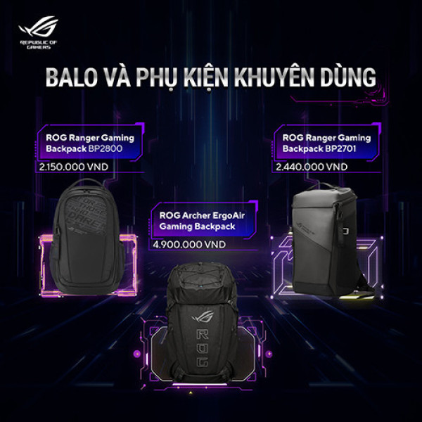 Laptop ASUS ROG Strix G16 G614PH-S5101W (Ryzen™ 9-8940HX | 16GB | 512GB | RTX 5050 8GB | 16.0 inch WQXGA 240Hz | Win 11 | Xám) 