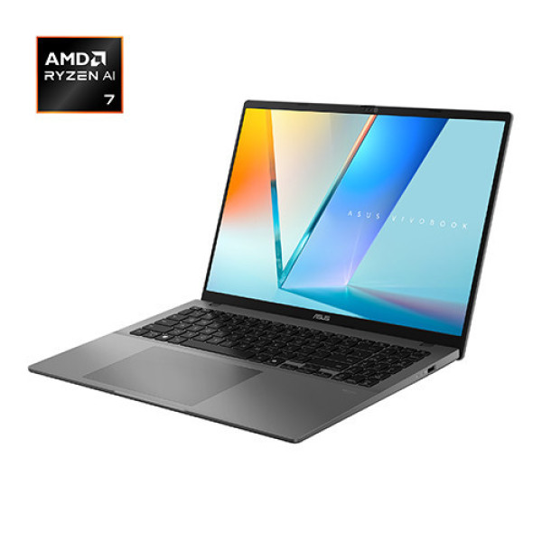 Laptop ASUS Vivobook S16 M3607GA-SH034W (Ryzen™ AI 7 445 | 16GB | 512GB | AMD Radeon Graphics | 16inch FHD OLED | Win 11 | Xám)