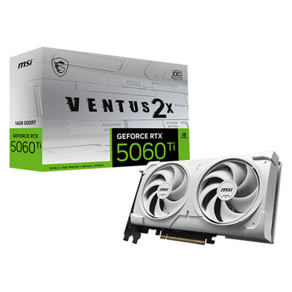 VGA MSI RTX 5060 Ti 16GB VENTUS 2X OC WHITE PLUS
