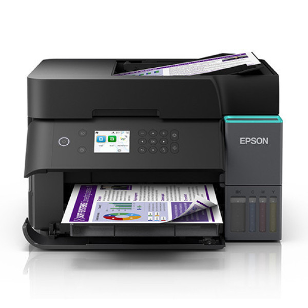 Máy in phun màu Epson Ecotank L6370 (In | Copy | Scan | A4 | A5 | Fax | Đảo mặt | ADF | USB | LAN | WIFI)