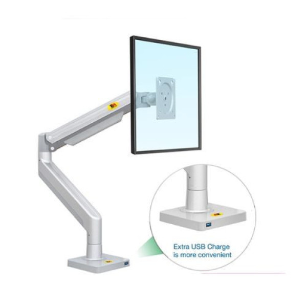 Giá Đỡ Màn Hình North Bayou G40 (22-40 inch) Màu Bạc  | USB 3.0