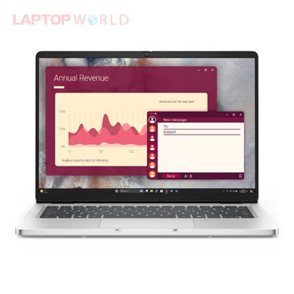 Laptop Dell Pro 14 PC14250 (Ultra 7 265U | 32GB | 512GB | Intel Graphics | 14 inch FHD+ | Ubuntu | Bạc)