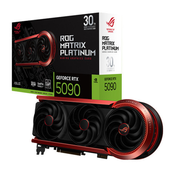 VGA Asus ROG Matrix Platinum 30TH RTX 5090 32GB GDDR7 Limited Edition (ROG-MATRIX-RTX5090-P32G-30TH)