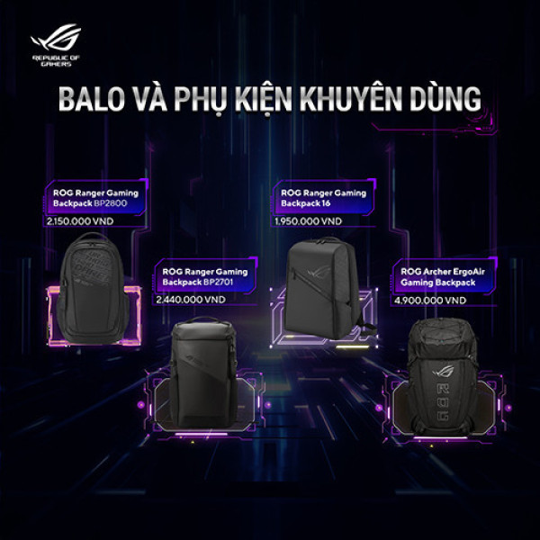 Laptop ASUS ROG Flow Z13 GZ302EAC-RU184WS (Ryzen AI MAX+ 395 | 128GB | 1TB | AMD Radeon™ 8060S Graphics | 13.4inch 2.5K 180Hz | Cảm ứng | Win 11 | Office | Vàng)