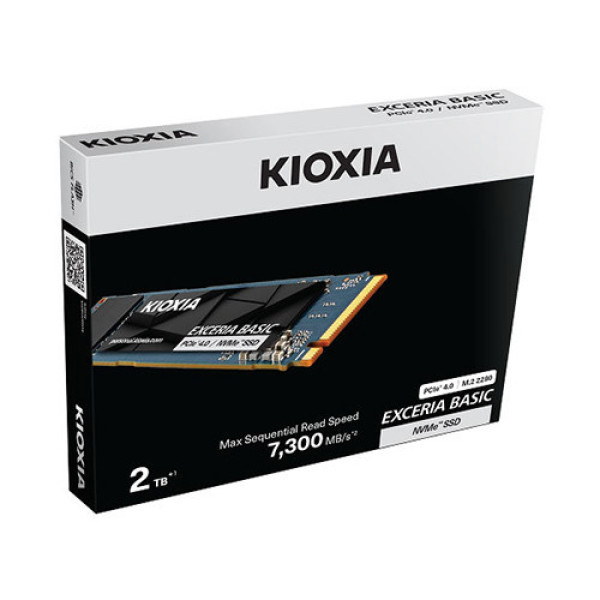 Ổ cứng SSD Kioxia EXCERIA BASIC 2TB NVMe Gen 4x4 LSF10Z002TG8