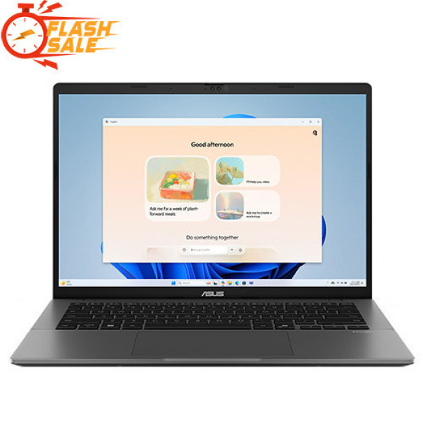 Laptop ASUS Vivobook S14 S3407CA-SF913W (Ultra 5 225H | 16GB | 512GB | Intel® Graphics | 14inch WUXGA OLED | Win 11 | Xám)