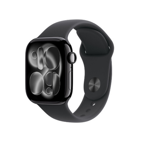 Apple Watch Series 11 Aluminum Case 46mm GPS Sport Band Glossy Black size S/M (Apple VN)