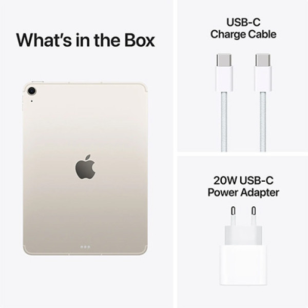 iPad Air M4 13inch Wifi + Cellular (12GB | 256GB | Starlight) MH9K4ZA/A