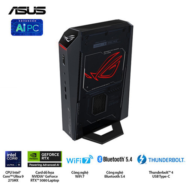 Bộ PC ASUS NUC RNUC15JNK9X489A4 (Ultra 9 Processor 275HX | 32GB (2x16GB) | 1TB | Wifi7 | RTX 5070 | Win11)