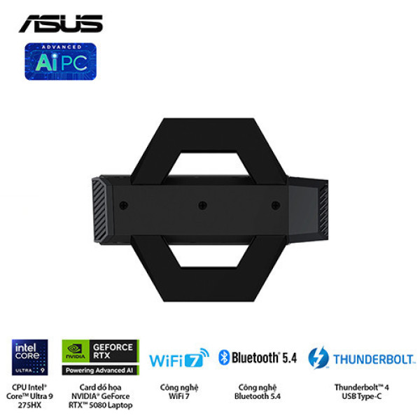 Bộ PC ASUS NUC RNUC15JNK9X489A4 (Ultra 9 Processor 275HX | 32GB (2x16GB) | 1TB | Wifi7 | RTX 5070 | Win11)