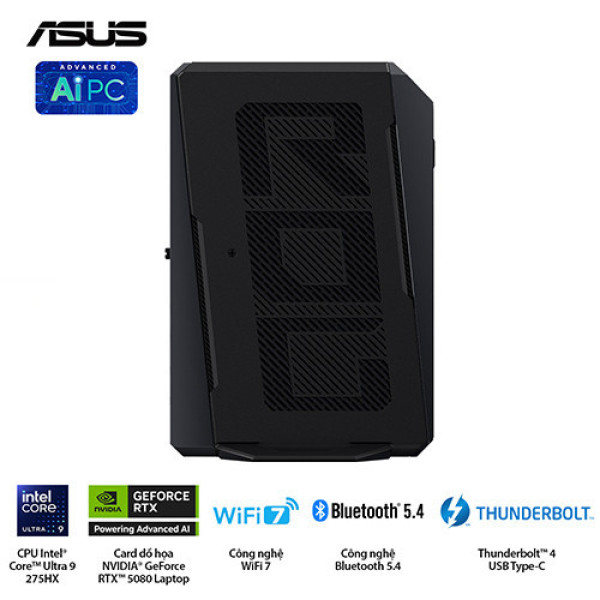 Bộ PC ASUS NUC RNUC15JNK9X489A4 (Ultra 9 Processor 275HX | 32GB (2x16GB) | 1TB | Wifi7 | RTX 5070 | Win11)