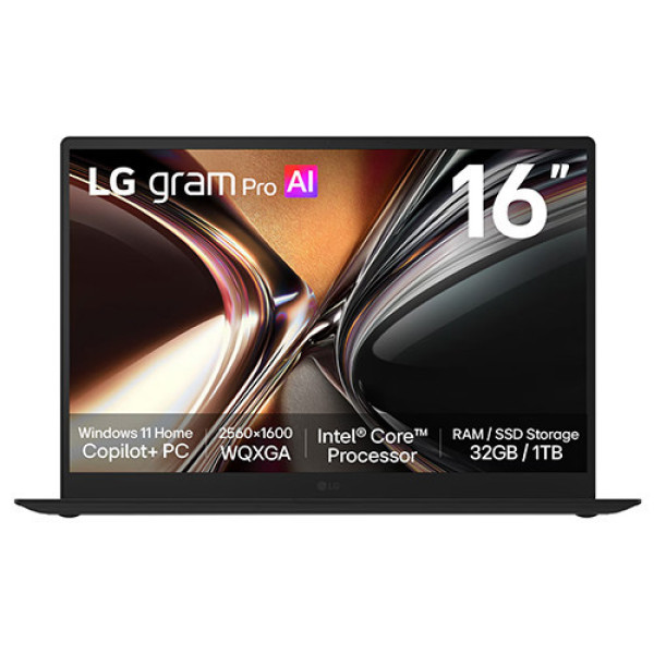 Laptop LG Gram Pro 16Z90U-G.AV85A5 (Ultra 7 355 | 32GB | 512GB | Intel® graphics | 16 inch WQXGA 60Hz | Win 11 | Đen)