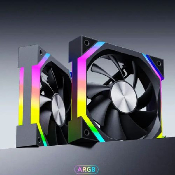 Fan Case Starlink V9 PRO LED ARGB NGƯỢC (120mm, Điều tốc PWM, Đồng bộ Mainboard, Màu Đen)