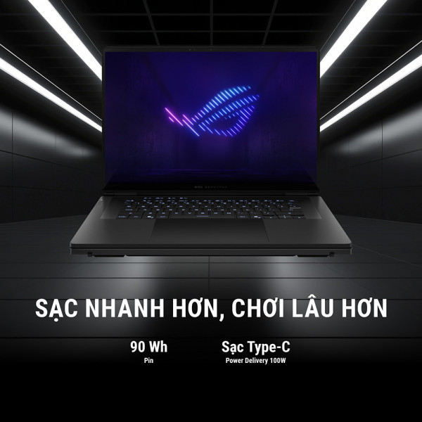 Laptop Asus ROG Zephyrus Duo GX651AX-SR050WS (Ultra 9 386H | 64GB | 2TB | RTX 5090 24GB | 16inch 3K OLED 120Hz | Cảm ứng | Bút cảm ứng | Win 11 | Office | Xám)