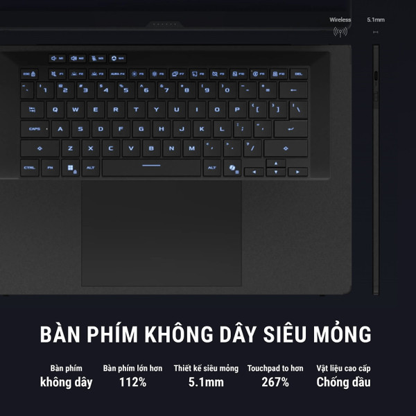 Laptop Asus ROG Zephyrus Duo GX651AX-SR050WS (Ultra 9 386H | 64GB | 2TB | RTX 5090 24GB | 16inch 3K OLED 120Hz | Cảm ứng | Bút cảm ứng | Win 11 | Office | Xám)