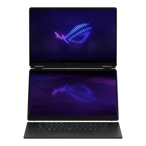 Laptop Asus ROG Zephyrus Duo GX651AX-SR050WS (Ultra 9 386H | 64GB | 2TB | RTX 5090 24GB | 16inch 3K OLED 120Hz | Cảm ứng | Bút cảm ứng | Win 11 | Office | Xám)