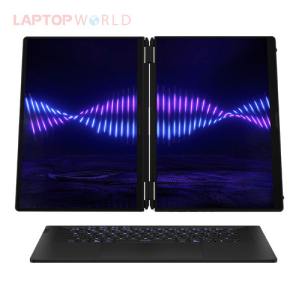 Laptop Asus ROG Zephyrus Duo GX651AX-SR050WS (Ultra 9 386H | 64GB | 2TB | RTX 5090 24GB | 16inch 3K OLED 120Hz | Cảm ứng | Bút cảm ứng | Win 11 | Office | Xám)