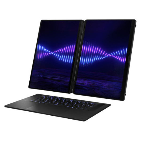 Laptop Asus ROG Zephyrus Duo GX651AX-SR050WS (Ultra 9 386H | 64GB | 2TB | RTX 5090 24GB | 16inch 3K OLED 120Hz | Cảm ứng | Bút cảm ứng | Win 11 | Office | Xám)