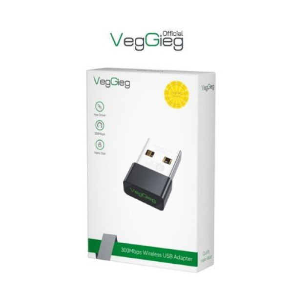 Bộ Thu USB Wifi V-K300M 2.4G 300MBPS Veggieg