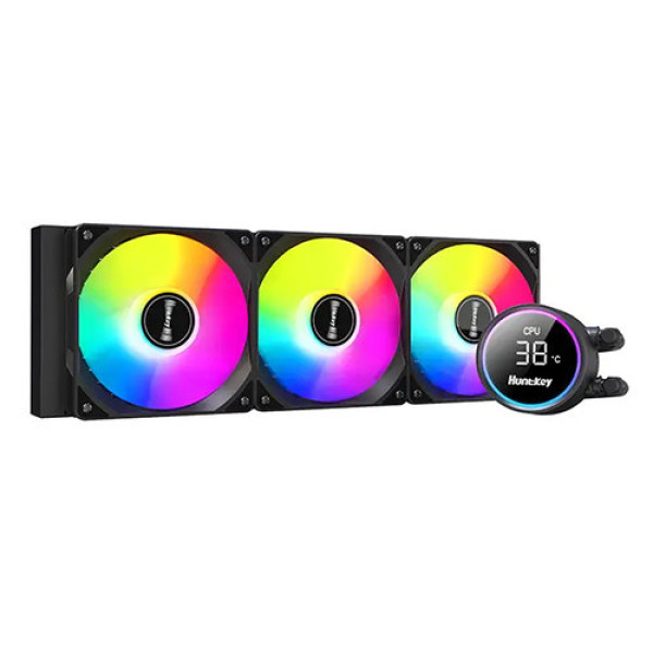 Tản nhiệt nước AIO HUNTKEY GX360R BLACKTIP SHARK BLACK LED ARGB