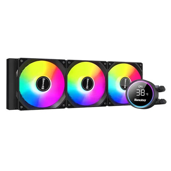 Tản nhiệt nước AIO HUNTKEY GX360R BLACKTIP SHARK BLACK LED ARGB
