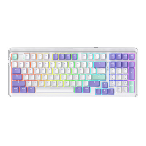 Bàn phím cơ DareU EK98 Pro Triple Mode Mystic Violet DareU Dream switch