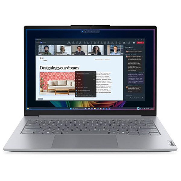 Laptop Lenovo ThinkBook 14 G9 IPL 21UX001EVA (Ultra 7 355 | 32GB | 1TB | Intel® Graphics | 14inch WUXGA | No OS | Xám)